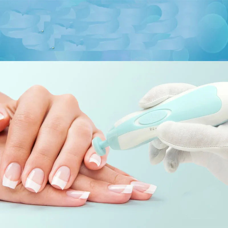 Aparador de Unhas Elétrico Multifuncional para Bebês, Cortador de Unhas, Conjunto de Ferramentas de Manicure, Cuidados Com o Bebê