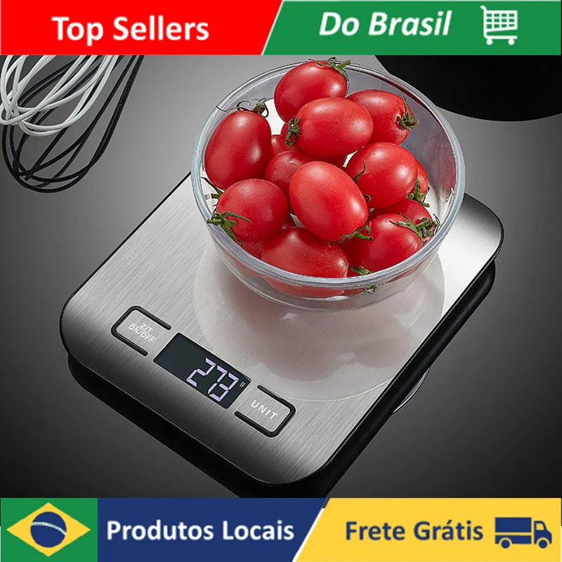 Balança de Precisão Digital para Cozinha 1G A 10 Kg